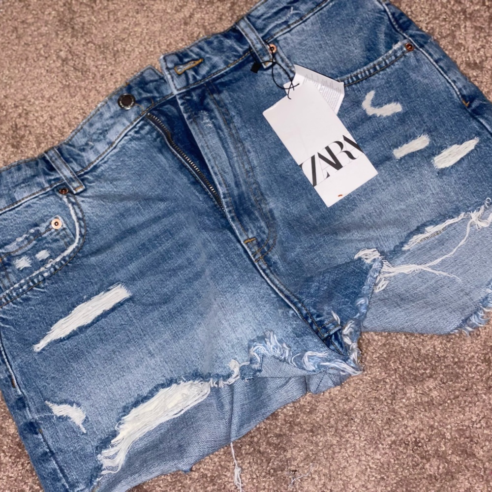 Denim shorts